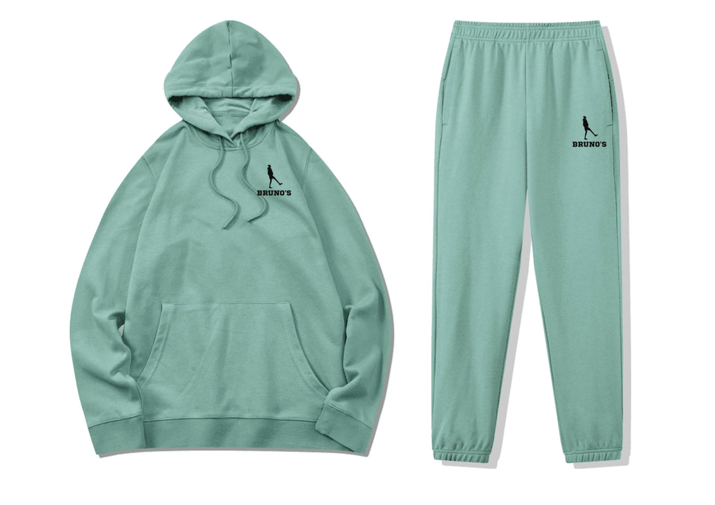 Pale Green Complete Set Hoodie - 100% Cotton